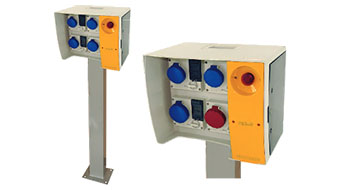 coffrets, armoires de chantiers, coffrets métalliques, coffrets polyester, coffrets inox, caoutchouc