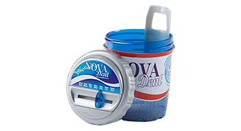 Product for cleaning appliances and dental prostheses